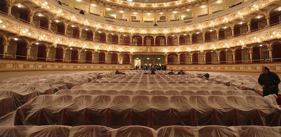 Restauro Sala del Teatro Petruzzelli 2009
