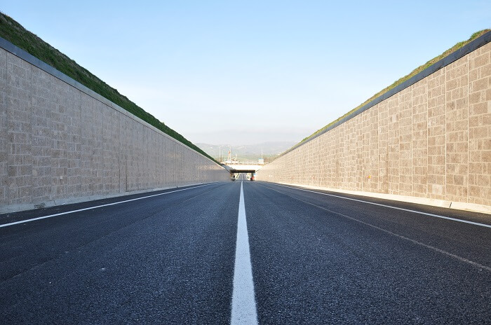 asfalto nuovo strada statale