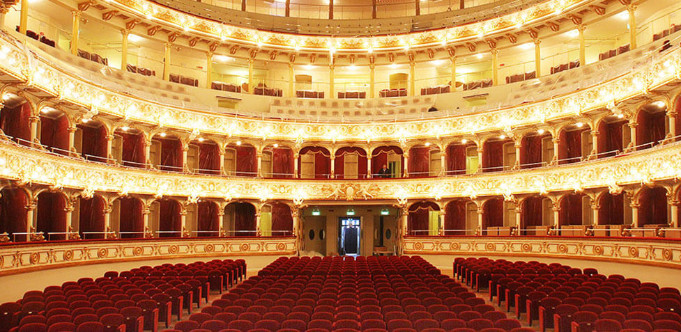 Sala del Teatro Petruzzelli dopo il restauro del 2009